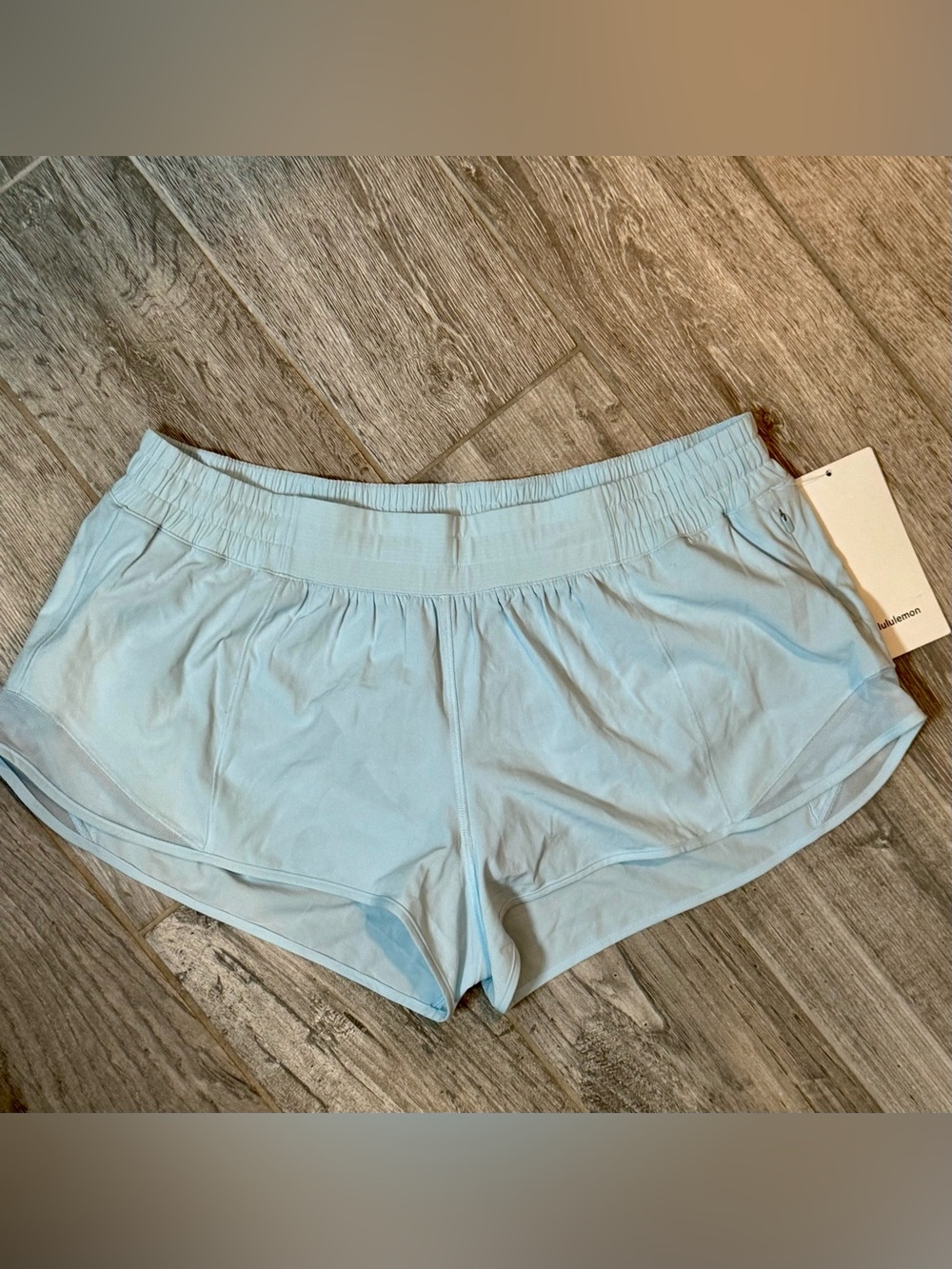 Lululemon Hotty Hot LR 2.5" Lined Shorts in Powder Blue